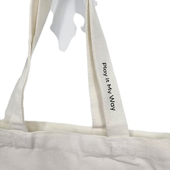 Halara Reuseable Canvas Top Handle Tote Bag and Terrycloth Hairband NEW in Bag - Picture 3 of 5